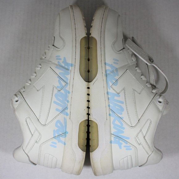 Off-White Out Of Office "OOO" For Walking Low Tops Mens EU 43 US 10 H605 - Picture 6 of 10